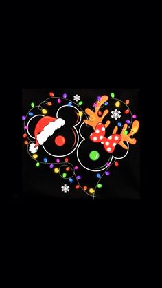 a mickey mouse christmas light up decoration