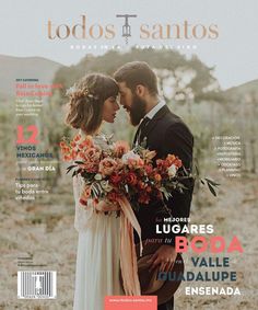 the cover of today's sanitos magazine features a bride and groom holding each other