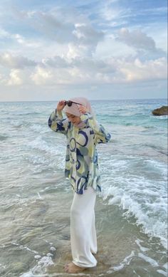 Outfit Mantai, Korean Beach Outfit, Spill Ootd, Summer Fashion Outfits Beach, Lebaran Outfit, Belitung