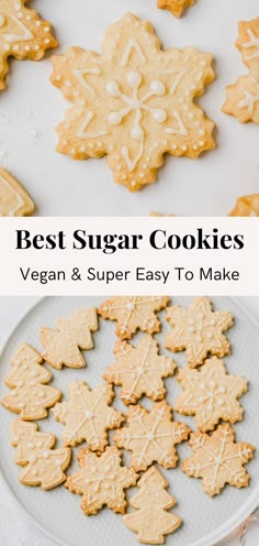 the best sugar cookies vegan and super easy to make