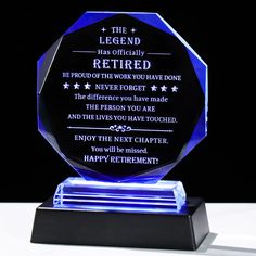 an award for the legend has been presented to someone who is not happy with it