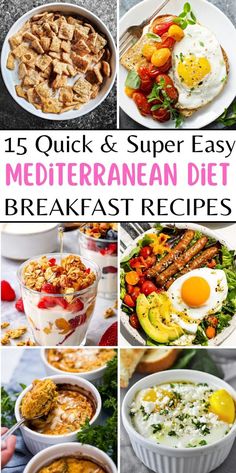 Start your day on a vibrant note with mouthwatering Mediterranean breakfast options that are as nutritious as they are delicious. Whether you're in the mood for a refreshing smoothie, a savory toast, or a filling casserole, these ideas promise to infuse your morning with flavor and wellness. Mediterranean Diet Cereal, Breakfast Mediterranean Recipes, Mediterranean Diet Casseroles, Mediterranean Diet Breakfast Recipes Mornings, Breakfast Ideas Mediterranean Diet, Meditteranean Diet Breakfast, Summer Mediterranean Diet Recipes