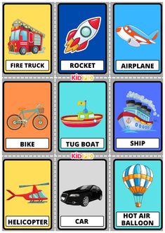 the different types of vehicles are shown in this game screen shot, with each one being represented