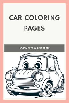 Car Coloring Pages 1957 Chevy Bel Air, Cars Coloring Pages, Coloring Supplies, Vintage Classics, Rainy Day Activities, Large Cars, Car Colors, Emergency Vehicles, Unique Cars