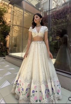 “Graceful Elegance: Stunning White Embroidered Lehenga”  Description:  “Elevate your style with this beautifully embroidered white lehenga. Perfect for weddings, receptions, or festive celebrations, this exquisite ensemble combines traditional charm with modern elegance. Discover the intricate details and luxurious design that make this outfit truly special.”  Hashtags:  #ElegantFashion #WhiteLehenga #TraditionalWear #IndianFashion #BridalStyle #FestiveLook #EmbroideredLehenga #FashionInspo #ChicOutfit #StyleGoals White Lehenga Simple, Simple Lengha Design, Wedding Ghagra, Indian Outfits Modern, Weddings 2024, Dress Lehenga, Cultural Wear, August Wallpaper, White Lehenga