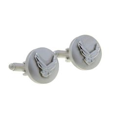 PRICES MAY VARY. MRCUFF United States Air Force USAF Eagle Pair of Cufflinks in a Presentation Gift Box & Polishing Cloth Arrives in hard-sided presentation box ready for gift giving, then can be used for storage, travel case or display box. Your french cuffs or tuxedo will never look better than with MRCUFF on your sleeve. Perfect for weddings, formal or business attire, awesome gifts for best man, groom, father, boss, boyfriend, husband or dad. We make your gift giving choice easy for Annivers Gifts For Best Man, Designer Cufflinks, French Cuff, United States Air Force, Awesome Gifts, Stud Set, Best Gifts For Men, Display Boxes, Business Attire