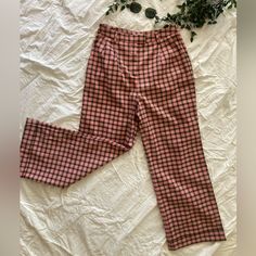 Brand New, Gorgeous Pink Trousers. Perfect For The Upcoming Fall Season! Pink Trousers, Jumpsuit Trousers, Fall Season, Anthropologie, Pant Jumpsuit, Pants For Women, Trousers, Brand New, Pants