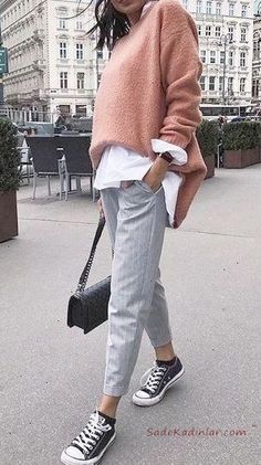 Winter Outfits Warm, Chic Pants, Double Denim, Outfit Trends, Winter Trends, Weekend Outfit, Trendy Fall, Winter Mode