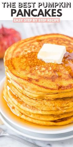 the best pumpkin pancakes are easy to make, and they're ready in under 30 minutes