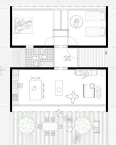 the floor plan of a two story house