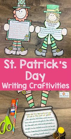 st patrick's day writing activities for kids to do with their friends and family