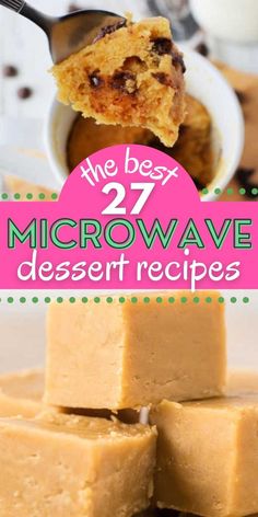 the best microwave dessert recipes for kids and teens to make with them, including brownies