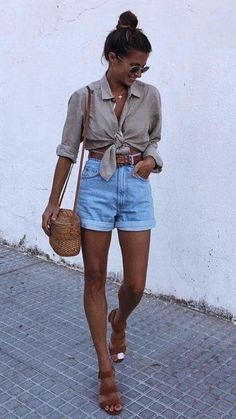 Rolled Jeans, Outfits Winter, Casual Summer Outfit, Luxe Fashion, Casual Summer Outfits, Style Chic, Mode Inspiration, Outfit Casual