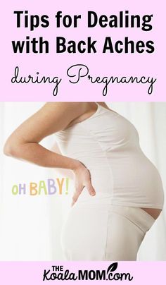 pregnant woman with her belly exposed and the words tips for dealing with back acne during pregnancy