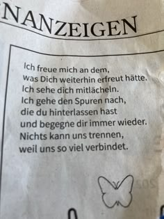 an old german newspaper with some writing on it