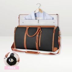 Travel Duffle Bag Women, Garment Duffle Bag, Leather Garment Bag, Suit Bag, Travel Duffle, Duffle Bag Travel, Travel Duffel, Naha, Garment Bag