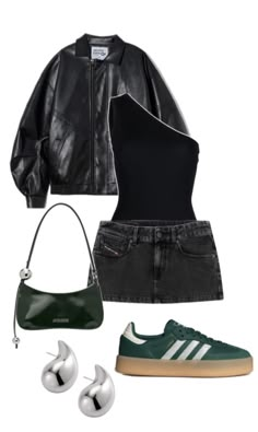 Outfit Trends, Mode Inspo, Green Shoes, 가을 패션, Lookbook Outfits, Looks Vintage