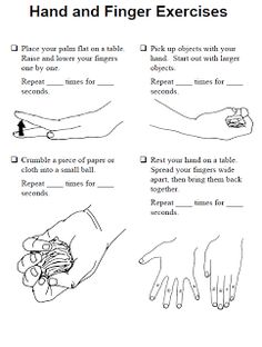 Stroke wise: Hand exercises Piano Hand Exercises, Finger Exercises For Piano, Hand Therapy Exercises, Hand Strengthening, Occupational Therapy Assistant, Finger Exercises, Recreation Therapy, Occupational Therapy Activities