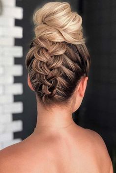 Trendy Updo Hairstyles, Prom Hair Medium, Braided Prom Hair, Updos For Medium Length Hair, Peinados Fáciles Para Cabello Corto, Bridesmaid Hair Short, Updo Hairstyles, Penteado Cabelo Curto, Medium Length Hair