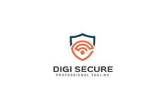 the logo for digi secure professional tagline, which is designed to look like a shield