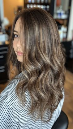 🌈 Explore the beauty of dark dimensional hair for brunettes with these 10 trendy looks to try! From glossy finishes to soft balayage, discover how to enhance your natural color and add dimension. Get ready to shine this season! #DarkHair #BrunetteTrends #HairInspo #DimensionalLooks #BrunetteGoals #HairTransformation #ColorfulHair #Hairstyles #HairIdeas #BrunetteVibes Dark Brown Lowlights In Brown Hair, Brown Lowlights And Highlights, Dark Hair With Brown Lowlights, Light Brunette Lowlights, Dark Brown With Subtle Highlights, Low Light Highlights On Brown Hair, Brown Hair Lowlights And Highlights, Subtle Multi Dimensional Hair Color, Cool Brown With Highlights