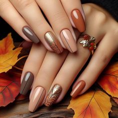 #FallNailMagic #BurgundyBliss #GoldenLeafAccents #AutumnNailArt #BurntOrangeGradient #DeepPlumDreams #GoldenSpecksFall #OliveGreenMatte #GoldenVineNails #FallForGreen #PumpkinCreamNails #CopperAccentLove #SwirlPatternsFall #NailTrendAutumn #FallColorPalette #GoldenFallTouches #ChicAutumnNails #FallFoliageNails #AutumnGlowMani #Fallnails #Nailsinspo #Fallnailinspo #Autumnails #Octobernails #cutenails #trendingnails #nailtrend #fallnailtrend #nailstyles #stylishnails Fall Gel Nails, Cute Nails For Fall, Fall Nail, Fancy Nails, Fall Nails, Trendy Nails