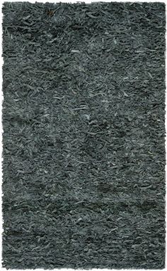 The warmth and dimension of genuine Leather Shag rugs from Safavieh. Pile height is 2.50 inches. Office Traditional, Flokati Rugs, Blue Green Turquoise, Safavieh Rug, Leather Rug, Shag Rugs, Furnishings Design, Grey Rug, Austin Design