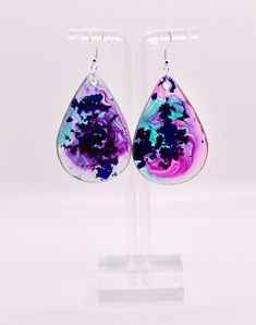 Hypoallergenic hooks Resin Epoxy Trendy Drop Earrings As A Gift, Unique Hypoallergenic Teardrop Dangle Earrings, Multicolor Hypoallergenic Teardrop Earrings, Hypoallergenic Multicolor Teardrop Earrings, Multicolor Drop Earrings As Gift, Multicolor Drop Earrings For Gift, Multicolor Drop Earrings, Multicolor Hypoallergenic Drop Earrings, Hypoallergenic Multicolor Drop Earrings