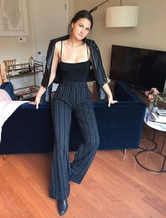 Outfit Nero, Internship Outfit, Pants Ideas, Wear Black Dresses, Quoi Porter, Pastel Outfit, Summer Work Outfits, Black Women Fashion, Looks Style