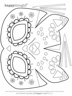 the letter b is for happy hour coloring page with flowers and leaves on it, as well