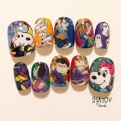 Soft Nails, Halloween Nails, Cartoon Network, Pop Art, Nail Art, Halloween, Design, Art