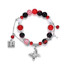 PRICES MAY VARY. Including: Xie Lian Cosplay Bracelet/Xiang Liu Cosplay Bracelet Materials: Alloy charms and glass beads Size: Adjustable stretch Design: Inspired by anime Heaven Official Blessing If you have any questions, please contact us.We will reply ASAP. Hua Cheng Bracelet, Tgcf Jewelry, Anime Inspired Jewelry, Hua Cheng Cosplay, Xie Lian Hua Cheng, Bracelet Materials, Blessing Bracelet, Bracelet Craft, Hua Cheng