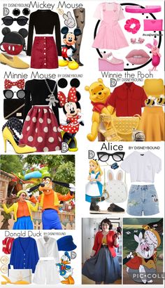 Mickey And Friends Disneybound, Disney Ootd Inspired Outfits, Goofy Outfit Ideas, Disney Inspired Outfits Casual, Disney Bounding Ideas Inspired Outfits, Disney Character Outfit Ideas, Disney Dress Up Ideas, Cartoon Characters Outfits Ideas, Stitch Inspired Outfits