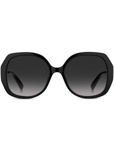 black acetate oversize frame gradient lenses UV-protective lenses straight arms logo plaque at the arm curved tips nose pads These glasses come with a protective case. Black Oversized Sunglasses, Marc Jacobs Eyewear, Chanel 2, Oversized Sunglasses, Fine Watches, Demi Fine Jewelry, Boots Fall, Fine Earrings, Exclusive Fashion