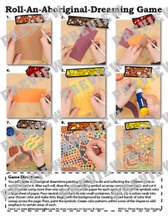 the instructions for how to make an art project