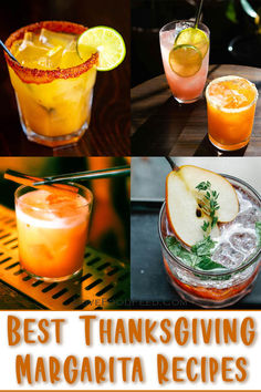 Add a twist to your Thanksgiving with these Best Thanksgiving Margaritas! Sweet, tart, and festive, they’re perfect for holiday toasts. Get the recipes now! Thanksgiving Margaritas, Festive Holiday Drinks, Delicious Thanksgiving, Sweet Tart, Recipe Organization, Margarita Recipes, Festive Tables