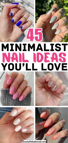 minimalist nail ideas, minimal nails, best minimalist nail designs, summer nails 2024, fall nails 2024 Aesthetic Nail, Accent Nail