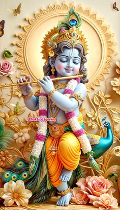 krishna krishna ji shree krishna Beautiful Krishna, Ganesha Art Illustration, Kali Statue, Krishna And Radha, Krishna Photography, Happy Good Morning Images, Shri Ganesh Images, Krishna Krishna, Buddha Artwork