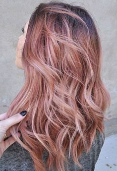 antique-rose-hair-color-2016 Blond Rose, Gold Hair Colors, Hair Color Rose Gold, Violin Lessons, Cute Hair Colors, Rose Gold Hair, Treble Clef, Pastel Hair, Long Hairstyles