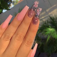 French Pedicure, Cute Acrylic Nail Designs, Long Acrylic Nails Coffin, Coffin Nails Long, Summer Acrylic Nails, Pink Acrylic Nails, Coffin Nails Designs