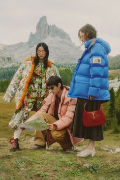 North Face X Gucci, Doudoune The North Face, Outdoorsy Style, Mode Editorials, Gucci Spring, Alessandro Michele, Outdoor Fashion, Trend Forecasting, North Face Jacket