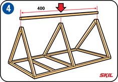 a diagram showing how to build a wooden frame for a diy project with measurements