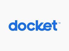 the docket logo on a white background