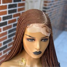 I Can Customize Any Color Of Your Choice This Is. 7x7 Braided Side Part Wig With Adjustable Straps . Cornrow Braided Wigs, Braided Side Part, Side Part Wig, Boubou Styles, Cornrow Wig, Braided Side, Boubou Styles For Women, Feed In Braids Hairstyles, Braided Wigs