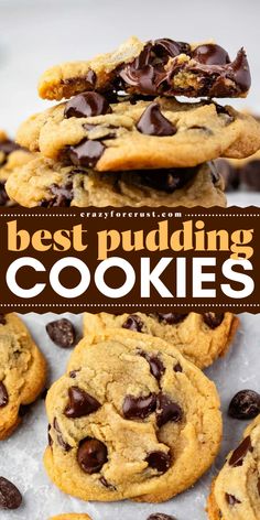 Not only is this the best pudding cookies recipe, but it’s also the best chocolate chip cookie recipe…and one of the only ones I ever want to make! They’re soft and gooey and full of chocolate – and they stay soft for DAYS!