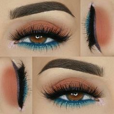 Make Up Mata, Drag Make-up, Witch Makeup, Stunning Makeup, Makeup Hacks, Clown Makeup, Kesha, Hooded Eyes