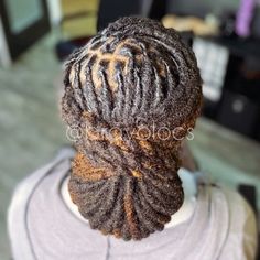 ATL LOCTICIAN | THE GOLDPRINT ✨ | 😍😍😍 She’s your Queen to be 🎤🎵 my gorgeous client found this beautiful Bridal Loc Style done by @hair_by_akhir and I love how we recreated… | Instagram Goddess Locs Updo Styles, Dread Styles For Wedding, Loc Styles For Wedding Bridesmaid, Loc Styles For Interview, Loc Curls Styles Dreads, Low Bun Loc Styles For Women, Locs In Low Bun, Loc Styles For Brides, Bridal Hair Locs