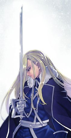 Mira Armstrong, Full Metal Alchemist Art, Olivier Mira Armstrong, Warrior Oc, Fan Art Anime, Byakuya Kuchiki, Full Metal Alchemist, Alphonse Elric, Edward Elric