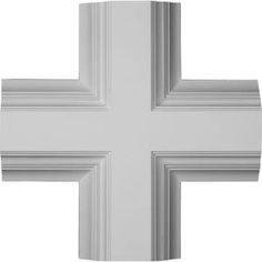 a white cross is shown against a white background