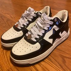 Bapestas Us 7 Rarely Worn I’m Very Good Condition Price Is Negotiable!! Shoes Bape, Bapesta Shoes, Bape Shoes, Bape Sneakers, Bape Black, Dream Shoes, Sweet Sixteen, White Shop, Mens Shoes Sneakers